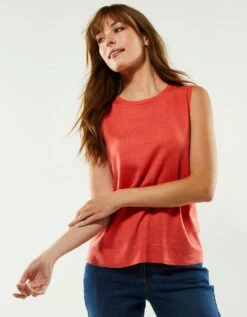 Pull Sans Manches Toucher Cachemire -Femmes Vêtements Magasin 611461 C01 zoomx vue6