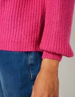 Pull Boîte Manches Longues, Maille Anglaise -Femmes Vêtements Magasin 611463 C02 zoomx vue5