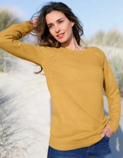 Pull Marinière Manches Longues Uni -Femmes Vêtements Magasin 611753 C09 zoomx vue3