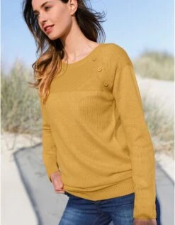 Pull Marinière Manches Longues Uni -Femmes Vêtements Magasin 611753 C09 zoomx vue6