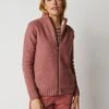 Gilet Zippé 30% Laine Fourré "maille Peluche" -Femmes Vêtements Magasin 611853 C02 zoomx