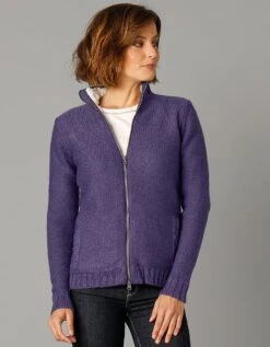 Femmes Vêtements Magasin 31 Gilet Zippé 30% Laine Fourré "maille Peluche"