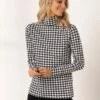 Sous-pull Col Montant Imprimé -Femmes Vêtements Magasin 612248 01