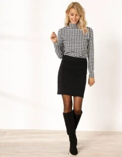 Sous-pull Col Montant Imprimé -Femmes Vêtements Magasin 612248 01 2
