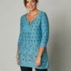 Tunique Col V Base Imprimée -Femmes Vêtements Magasin 612537 C04 zoomx