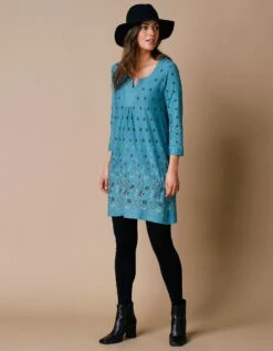 Tunique Col V Base Imprimée -Femmes Vêtements Magasin 612537 C04 zoomx vue3