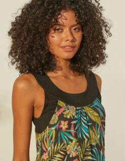 Tunique à Larges Bretelles, Imprimé Tropical -Femmes Vêtements Magasin 612743 C01 zoomx vue6