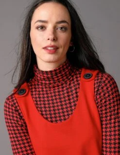 Tunique Sans Manches Unie, Maille Milano 8 Tunique Sans Manches Unie, Maille Milano -Femmes Vêtements Magasin 612769 C00 zoomx vue2