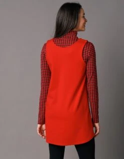 Tunique Sans Manches Unie, Maille Milano 11 Tunique Sans Manches Unie, Maille Milano -Femmes Vêtements Magasin 612769 C00 zoomx vue5