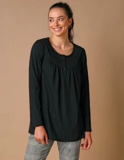 Tunique Col Rond Unie, Maille Jersey -Femmes Vêtements Magasin 612772 C01 zoomx vue4