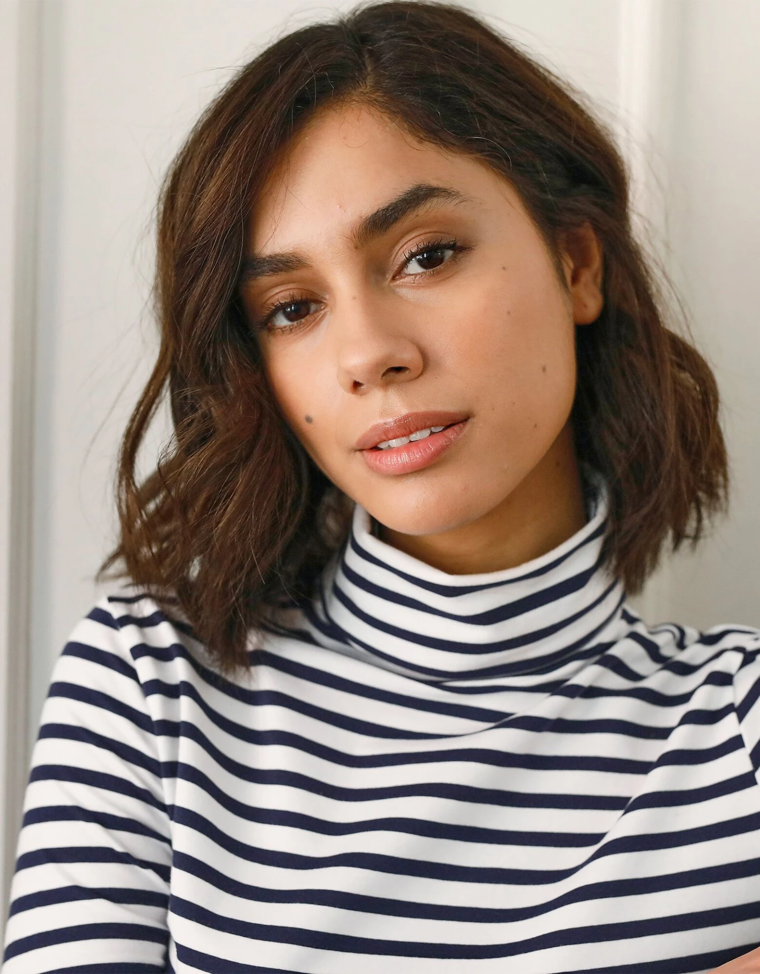 Sous-pull Col Roulé Coton Stretch Rayé 4 Sous-pull Col Roulé Coton Stretch Rayé – Image 2