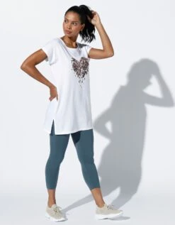 Tunique Col Rond Imprimé Placé -Femmes Vêtements Magasin 612790 C00 zoomx vue3