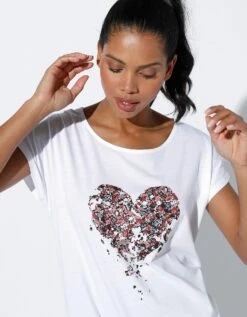 Tunique Col Rond Imprimé Placé -Femmes Vêtements Magasin 612790 C00 zoomx vue4