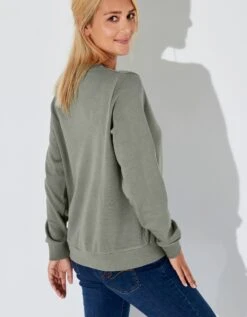 Sweat Molleton Uni -Femmes Vêtements Magasin 615031 C14 zoomx vue2