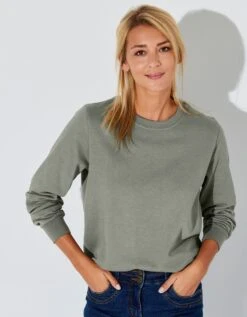 Sweat Molleton Uni -Femmes Vêtements Magasin 615031 C14 zoomx vue3