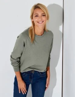 Sweat Molleton Uni -Femmes Vêtements Magasin 615031 C14 zoomx vue5