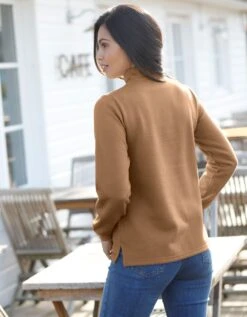 Sweat Col Montant Zippé -Femmes Vêtements Magasin 615062 C03 zoomx vue4