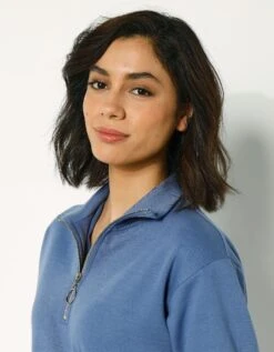 Sweat En Molleton Col Montant Zippé 11 Sweat En Molleton Col Montant Zippé -Femmes Vêtements Magasin 615069 C03 zoomx vue3