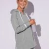 Sweat Long à Capuche, Molleton Gratté -Femmes Vêtements Magasin 615073 C00 zoomx