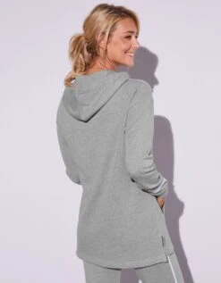 Sweat Long à Capuche, Molleton Gratté -Femmes Vêtements Magasin 615073 C00 zoomx vue2