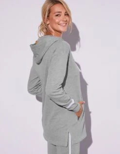 Sweat Long à Capuche, Molleton Gratté -Femmes Vêtements Magasin 615073 C00 zoomx vue3