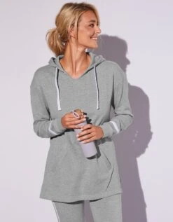 Sweat Long à Capuche, Molleton Gratté -Femmes Vêtements Magasin 615073 C00 zoomx vue4