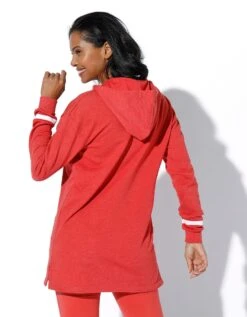 Sweat Long à Capuche, Molleton Gratté -Femmes Vêtements Magasin 615073 C02 zoomx vue2