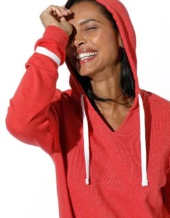 Sweat Long à Capuche, Molleton Gratté -Femmes Vêtements Magasin 615073 C02 zoomx vue6