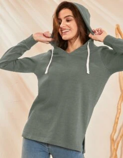 Sweat à Capuche En Molleton 11 Sweat à Capuche En Molleton -Femmes Vêtements Magasin 615074 C01 zoomx vue4