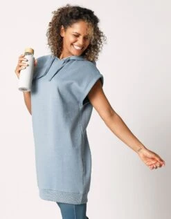 Sweat Molleton à Capuche Sans Manches -Femmes Vêtements Magasin 615086 C01 zoomx vue3