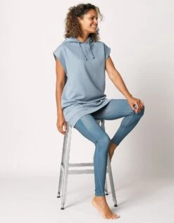 Sweat Molleton à Capuche Sans Manches -Femmes Vêtements Magasin 615086 C01 zoomx vue6