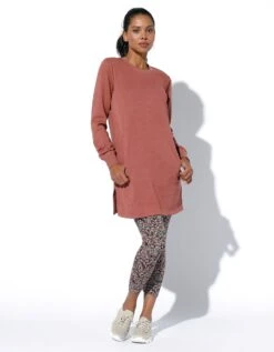 Sweat Long, Molleton Gratté -Femmes Vêtements Magasin 615102 C01 zoomx vue3