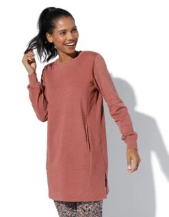 Sweat Long, Molleton Gratté -Femmes Vêtements Magasin 615102 C01 zoomx vue5