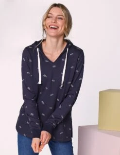 Sweat Imprimé Avec Capuche En Molleton