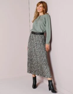 Pull Ajouré Col Tunisien Boutonné 13 Pull Ajouré Col Tunisien Boutonné -Femmes Vêtements Magasin 617284 C04 zoomx vue5