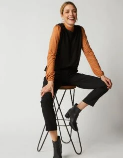 Pull Sans Manches Col Rond 14 Pull Sans Manches Col Rond -Femmes Vêtements Magasin 617379 C00 zoomx vue6