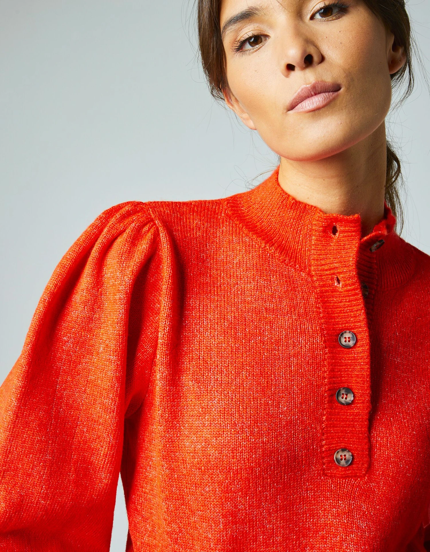 Pull Jersey Manches Longues Bouffantes 5 Pull Jersey Manches Longues Bouffantes – Image 3