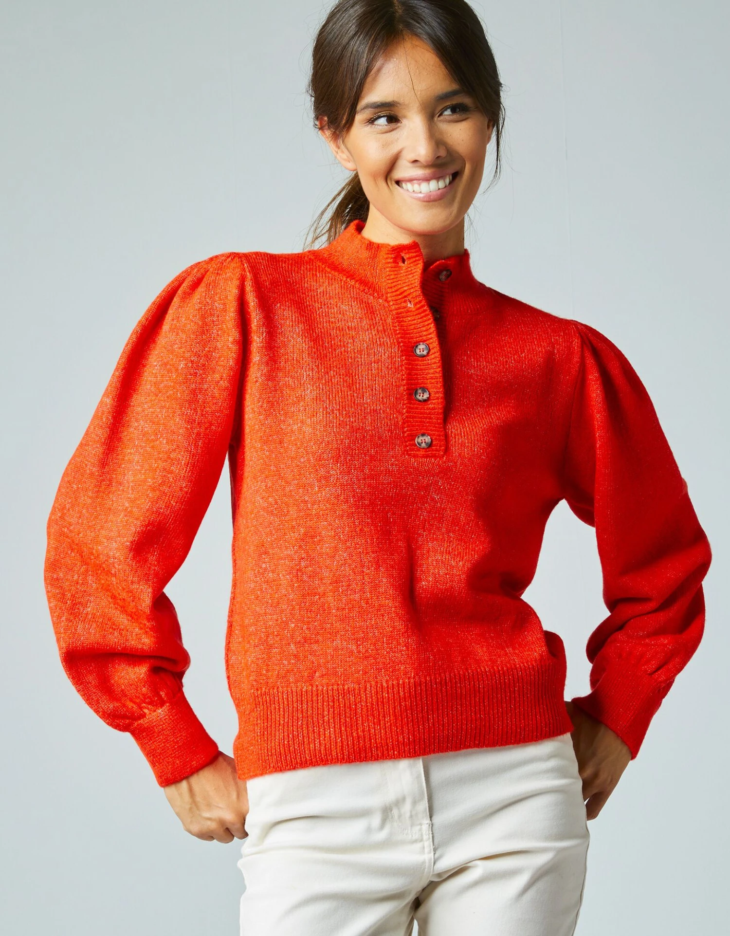 Pull Jersey Manches Longues Bouffantes 6 Pull Jersey Manches Longues Bouffantes – Image 4