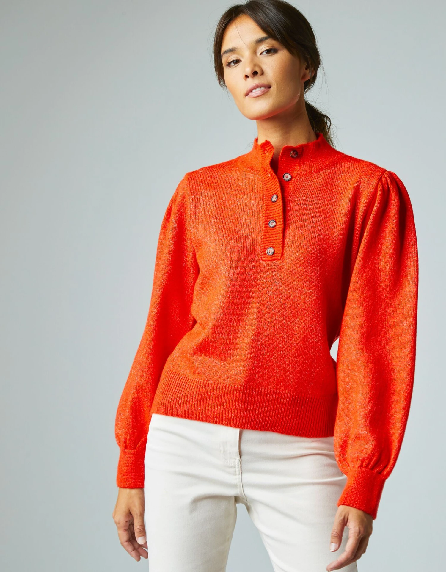 Pull Jersey Manches Longues Bouffantes 9 Pull Jersey Manches Longues Bouffantes – Image 7