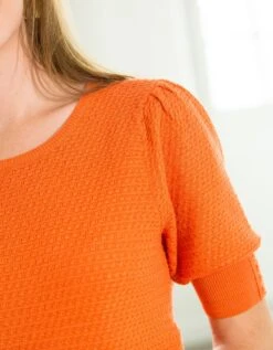 Pull Boutonné Manches Coude Base Resserrée 10 Pull Boutonné Manches Coude Base Resserrée -Femmes Vêtements Magasin 617432 C01 zoomx vue4