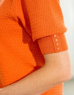 Pull Boutonné Manches Coude Base Resserrée 11 Pull Boutonné Manches Coude Base Resserrée -Femmes Vêtements Magasin 617432 C01 zoomx vue5