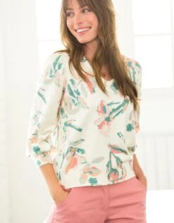 Pull Imprimé Volume "loose" -Femmes Vêtements Magasin 617445 C01 zoomx vue4