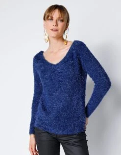Pull "papillon" Maille Douceur -Femmes Vêtements Magasin 617869 C01 zoomx vue4