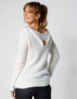 Pull "papillon" Maille Douceur 12 Pull "papillon" Maille Douceur -Femmes Vêtements Magasin 617869 C05 zoomx vue5