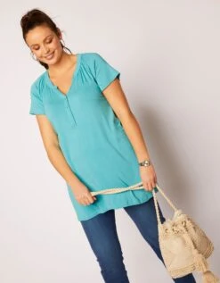 Tunique Manches Courtes -Femmes Vêtements Magasin 618113 C01 zoomx vue7