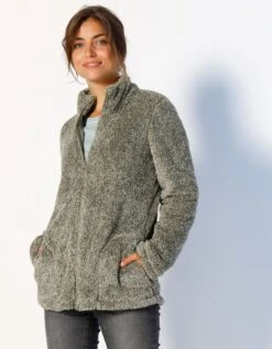 Veste Zippée Maille Peluche 12 Veste Zippée Maille Peluche -Femmes Vêtements Magasin 626002 C00 zoomx vue5