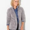 Veste Zippée Maille Peluche -Femmes Vêtements Magasin 626002 C02 zoomx