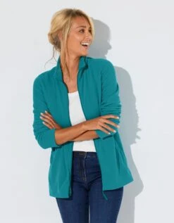 Veste Polaire Zippée Manches Longues