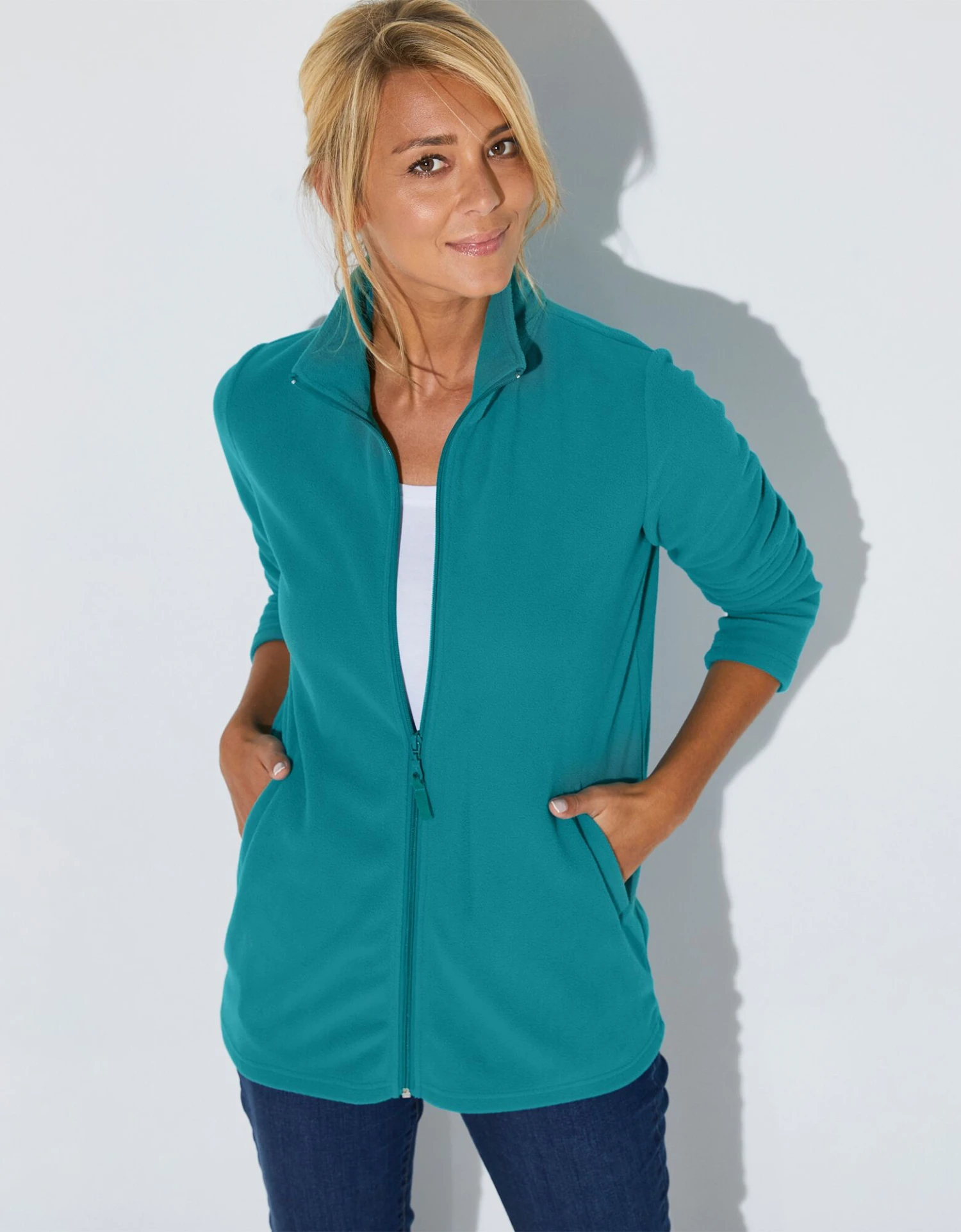 Veste Polaire Zippée Manches Longues 6 Veste Polaire Zippée Manches Longues – Image 4