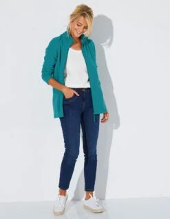 Veste Polaire Zippée Manches Longues 11 Veste Polaire Zippée Manches Longues -Femmes Vêtements Magasin 626011 C35 zoomx vue5